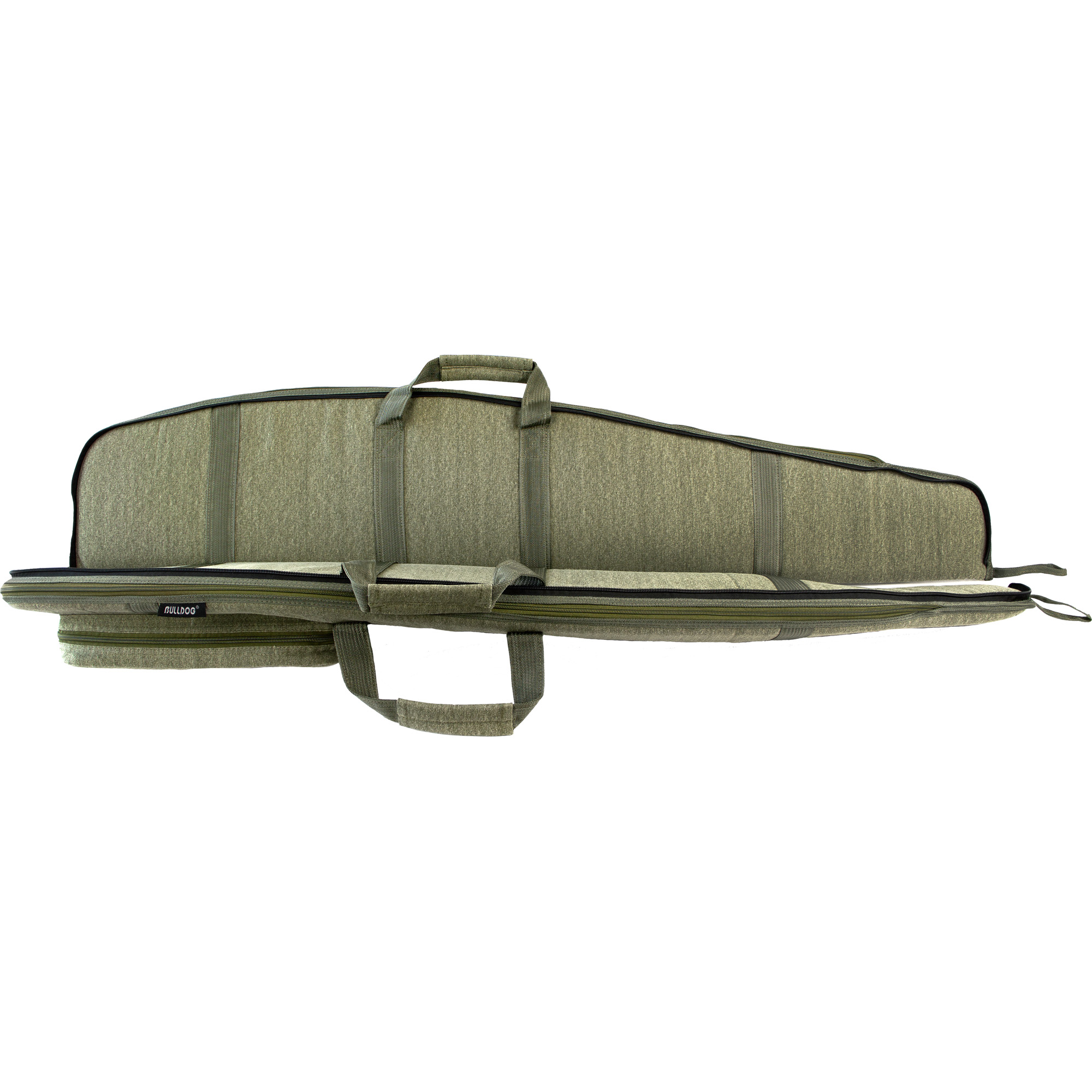 Bulldog Cases Double Split Series, Rifle Case, 48, Poly Oxford Nylon Construction, Green BD395