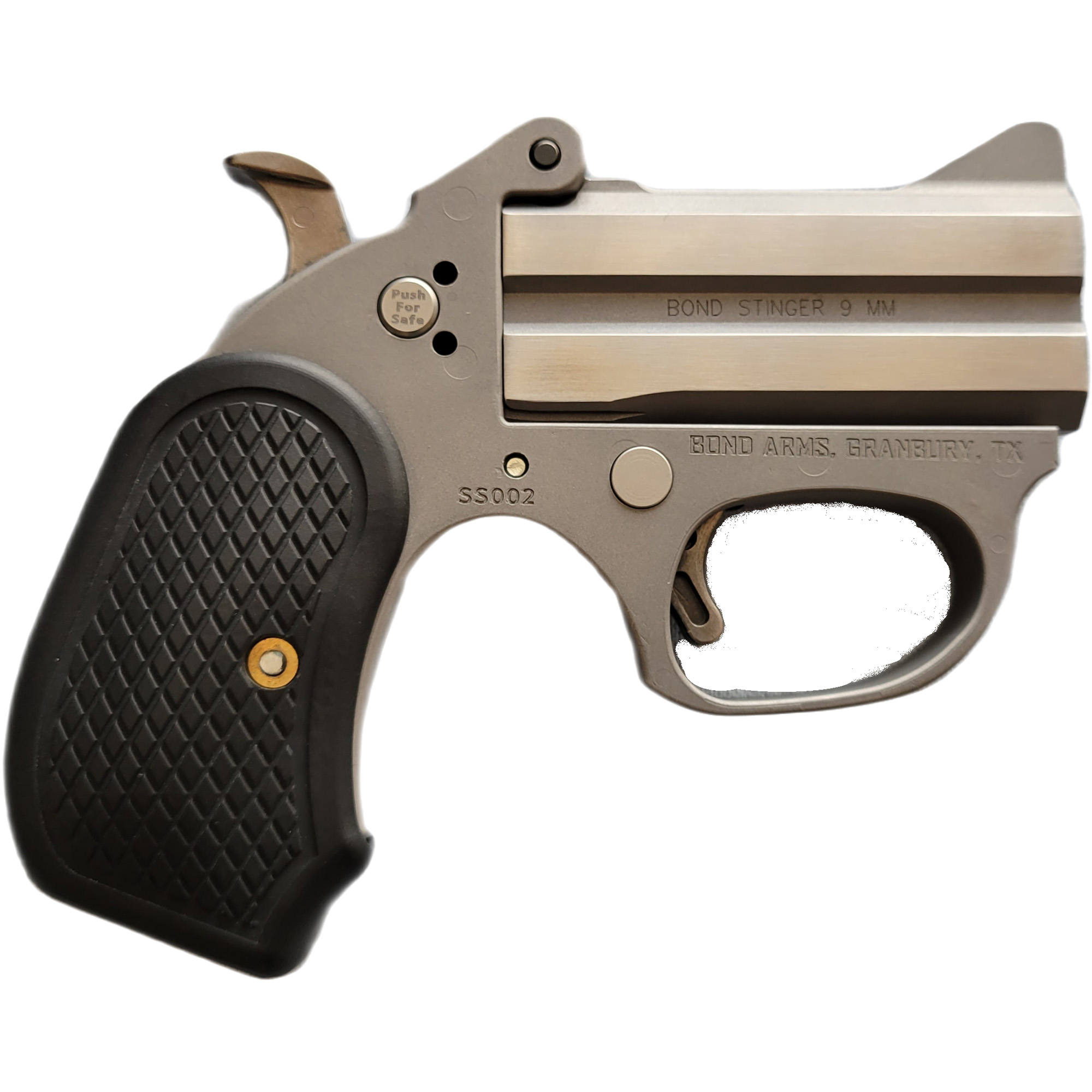 Bond Arms Honey-B, Derringer, Sub-Compact, 38 Special, 3 Barrel, Fixed Sights, Stainless Steel, Silver, 2 Rounds BAHB-38SPL