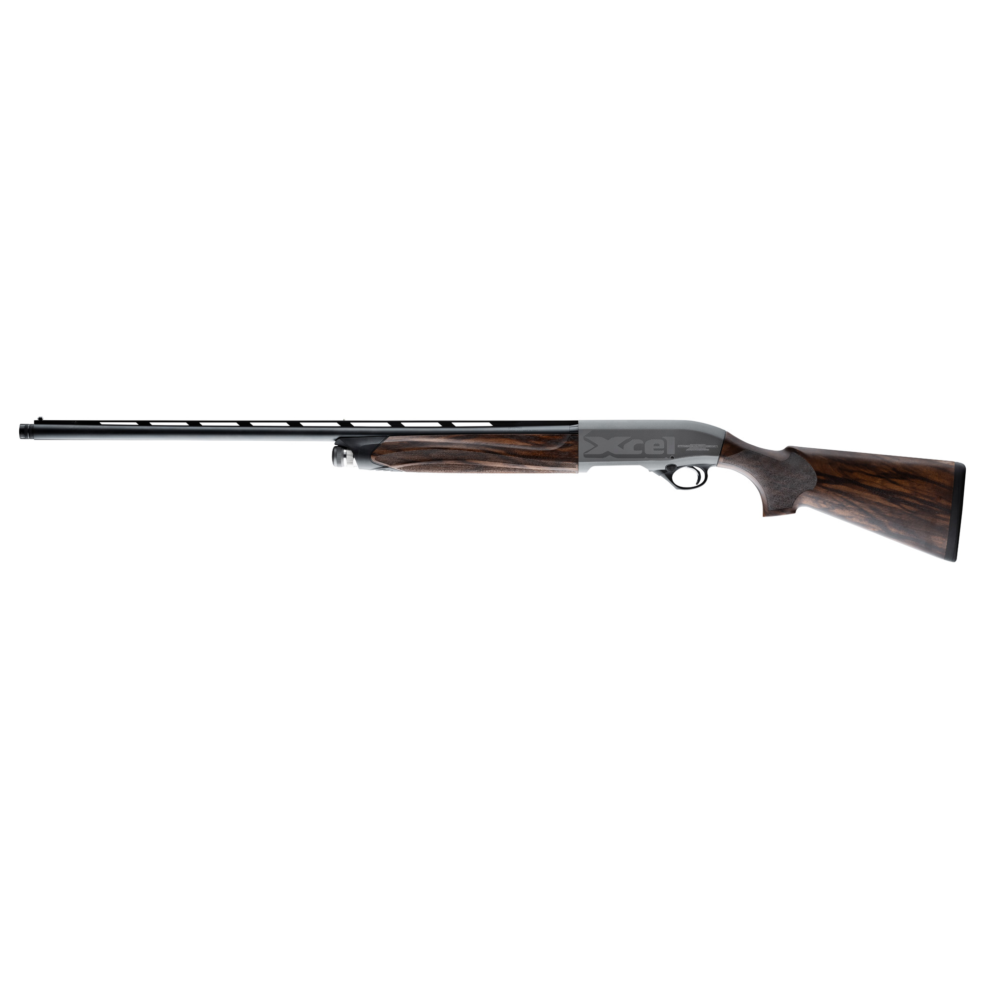 Beretta A400 Xcell Sporting, Semi-automatic, 12 Gauge 3 Chamber, 32 Barrel, Silver Receiver, Blued Barrel, Wood Stock, Bead Front Sight, Includes 3 Chokes - C, M, F 0CHP Extended Choke, 2 Rounds J42CJ12