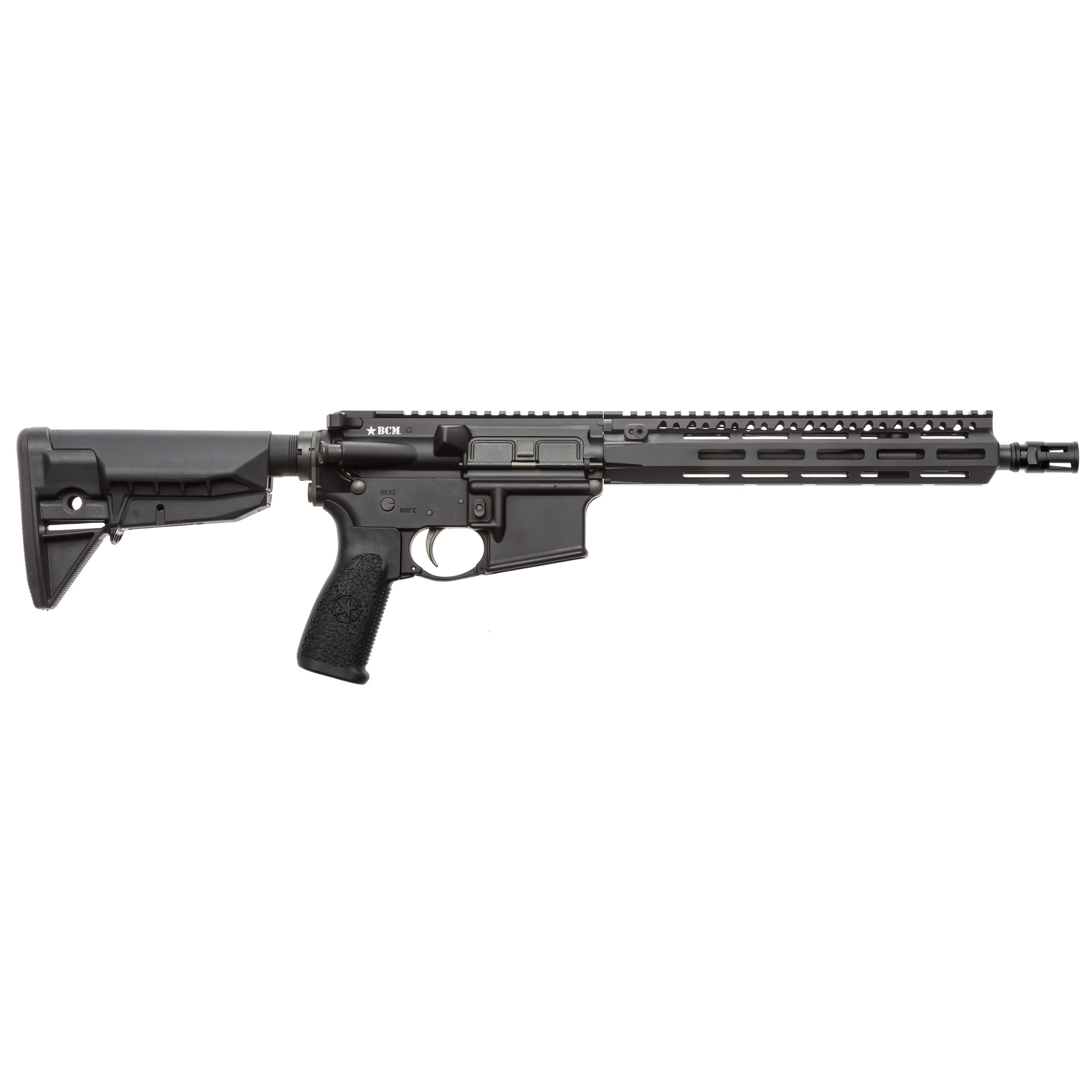 Bravo Company Recce 11 MCMR, Semi-automatic, SBR, 556NATO, 11.14, Black, Bakelite, 30 Rounds, Government Profile, MCMR-8 Handguard, Steel, Matte, BCM 610-750