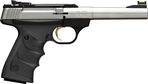 BROWNING BUCK MARK CAMPER URX 22LR 5.5HB STAINLESS/BLK SYN