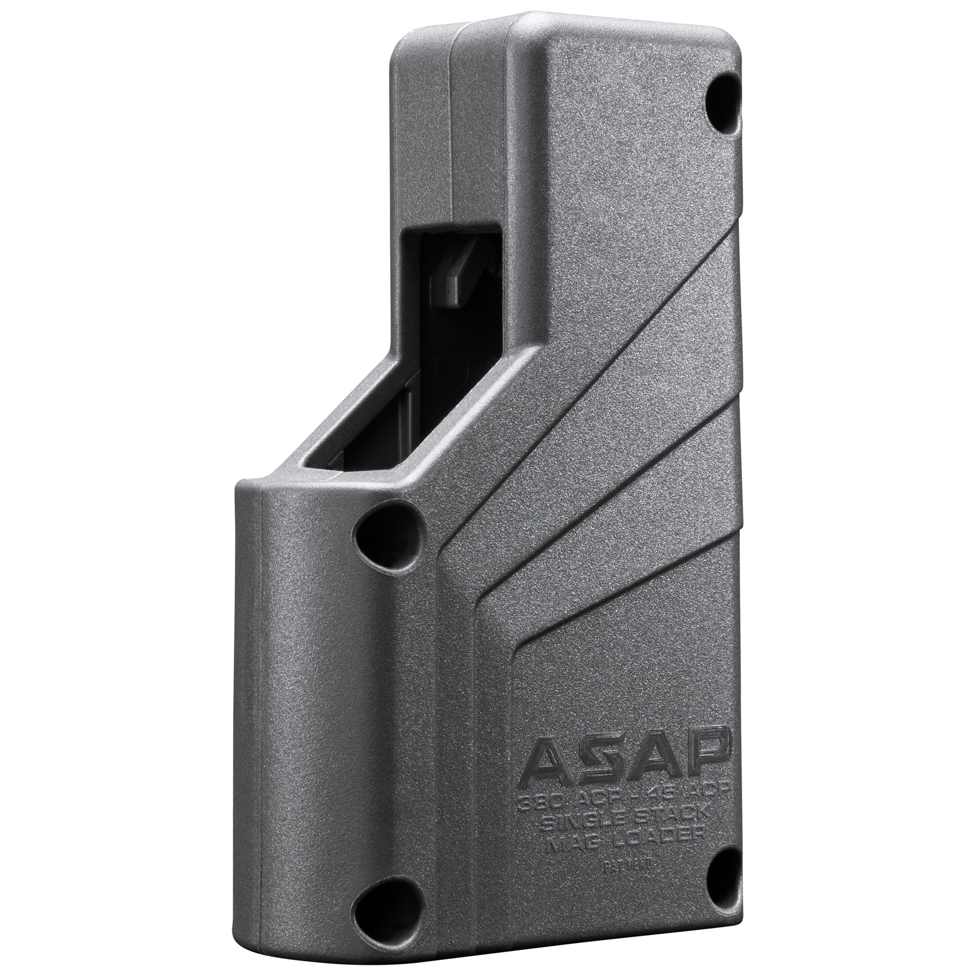 Butler Creek ASAP Pistol Loader, Loads Most Single Stack Magazines, 9MM-45 ACP, Polymer, Gray BCA1XSML