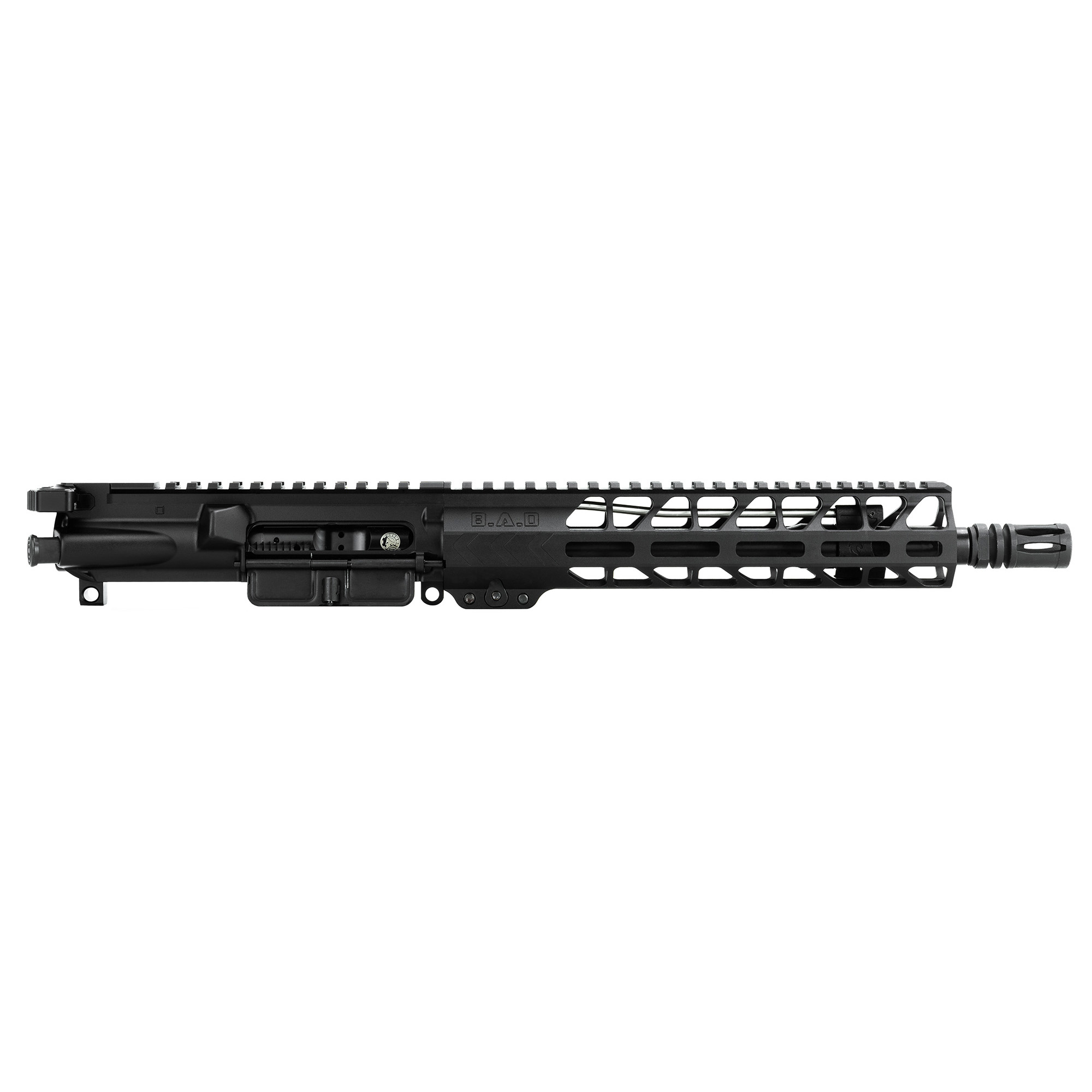 Battle Arms Development WORKHORSE, Complete Upper Receiver, 556NATO, 10.5 Barrel, Fits AR-15, M-Lok Handguard, Anodized Finish, Black, Includes Bad Rack-15 C Ambidextrous Charging Handle and AR15/M16 BCG WH-UR10.5B-Y-15C