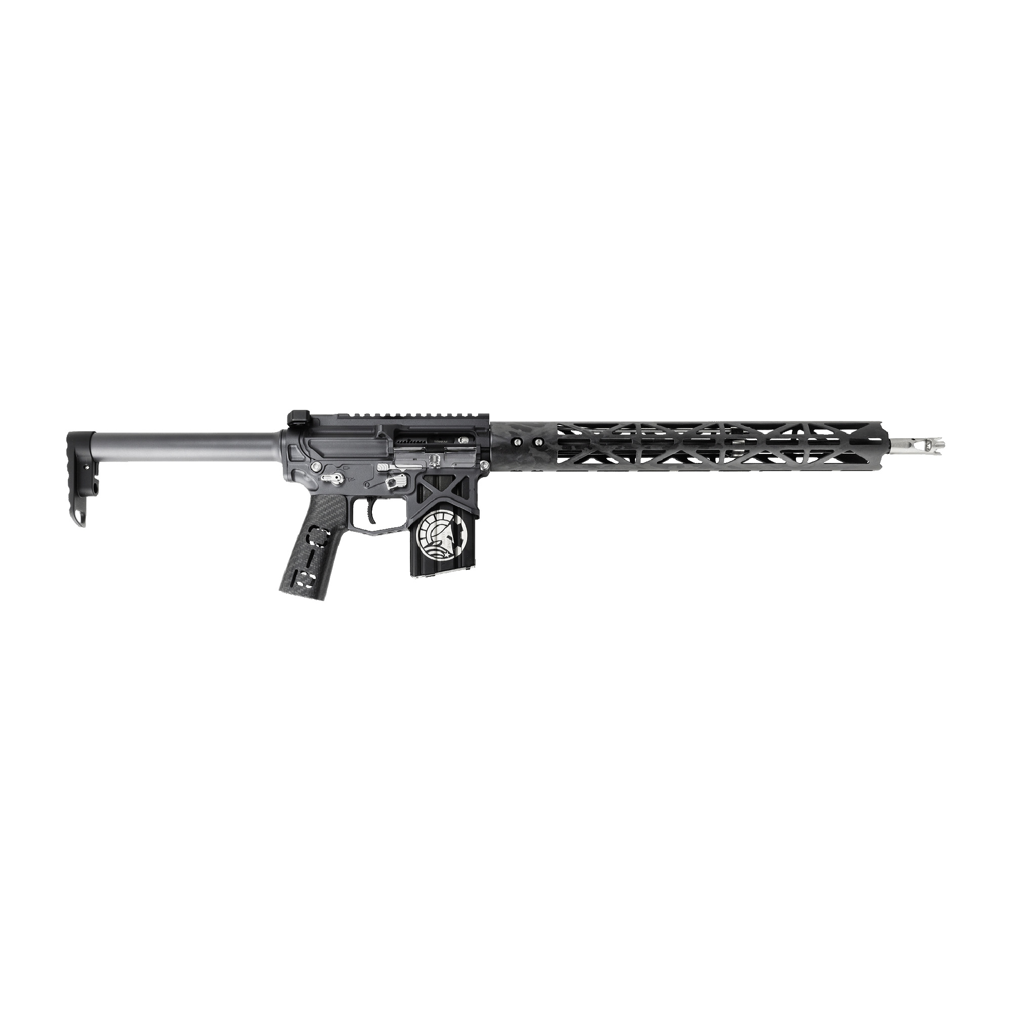 Battle Arms Development OIP, Semi-automatic Rifle, AR, 223 Remington/556NATO, 16 Barrel, Anodized Finish, Gray, Carbon Fiber MLOK Handguard, Carbon Fiber Grip, Ambidextrous, 30 Rounds, 1 Magazine, Includes Hard Case OIP-003