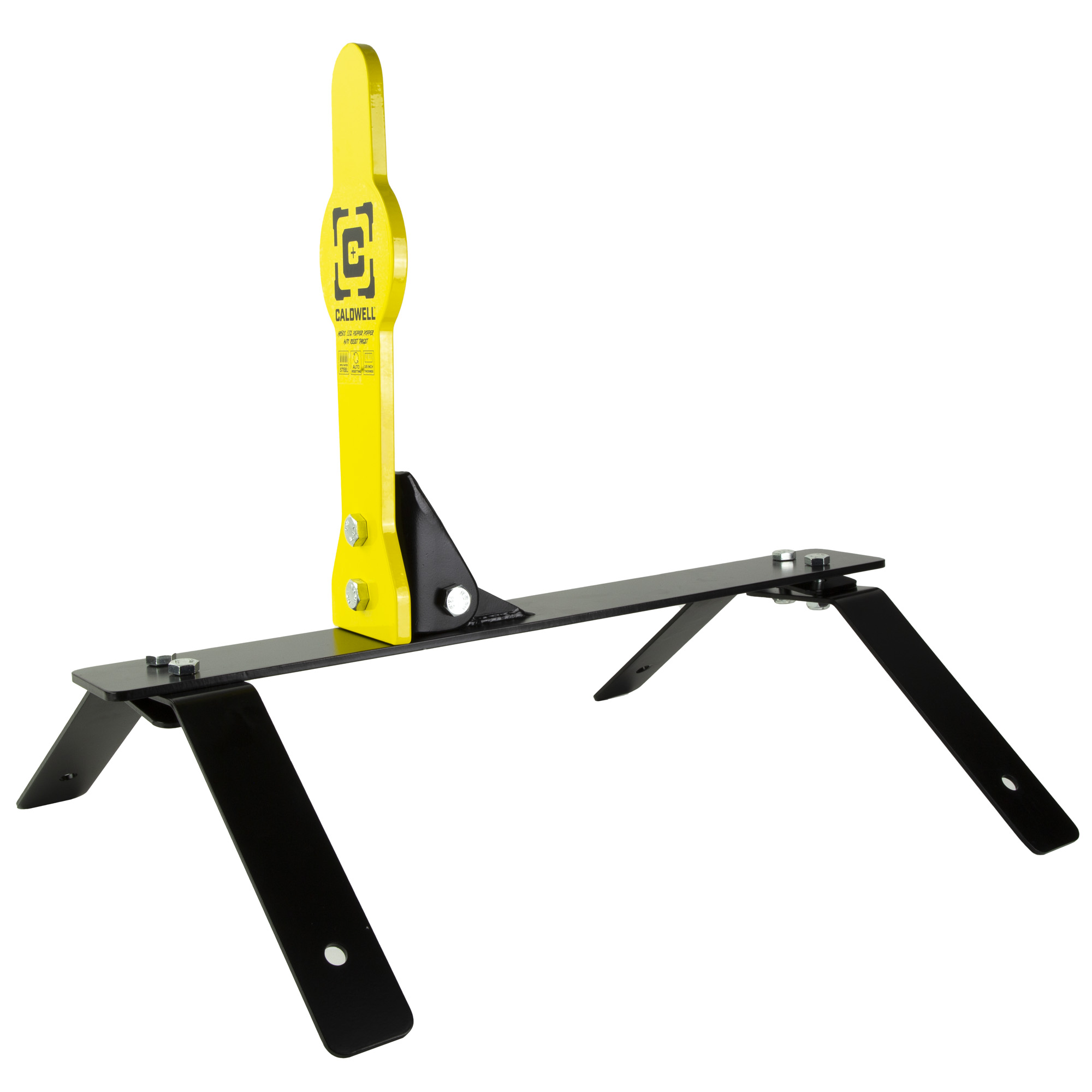 Caldwell AR500, 33% Pepper Popper, Steel Target, Yellow 1178560
