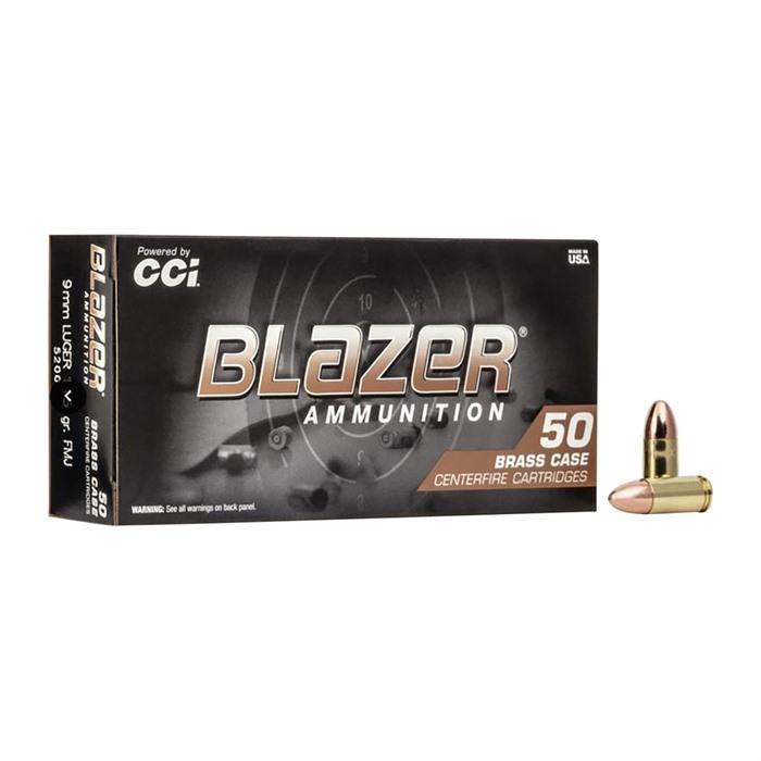 BLAZER BRASS 9MM LUGER AMMO