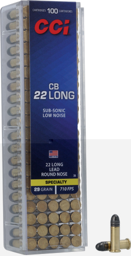CCI 22 CB LONG 29GR LEAD-RN 710FPS 100RD 50BX/CS