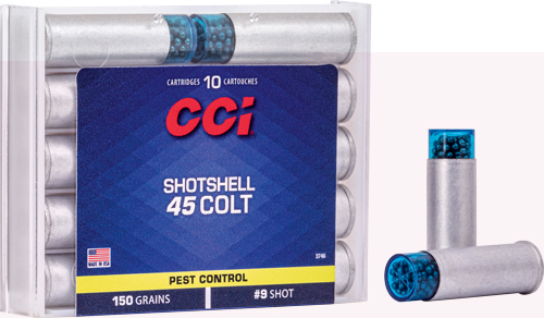 CCI SHOTSHELL 45 LC 150GR #9 SHOT 10RD 20BX/CS