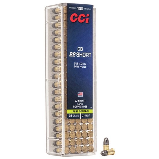 CB SHORT AMMO 22 SHORT 29GR LEAD ROUND NOSE