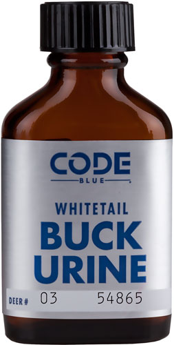 CODE BLUE DEER LURE BUCK URINE 1FL OUNCE BOTTLE