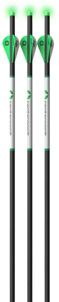 CENTERPOINT XBOW ARROW PREMIUM 20 GRN LIGHTED NOCK .003 3PK