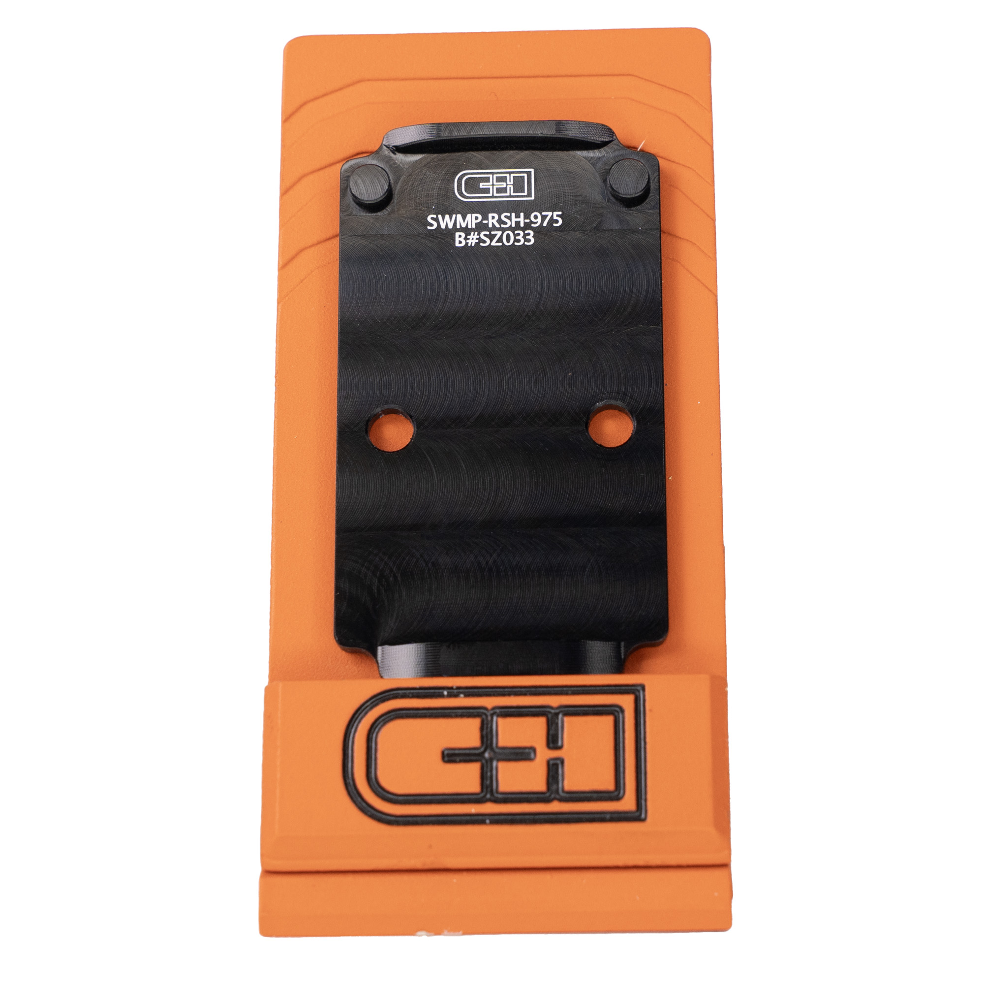 C&H Precision V4, Optic Mounting Plate, For S&W 2.0 Core to Trijicon RMR/SRO, Holosun 407C/507C/508C/508T, C&H EDC-XL/COMP, Anodized Finish, Black, Includes Mounting Hardware SWMP-RSH-975