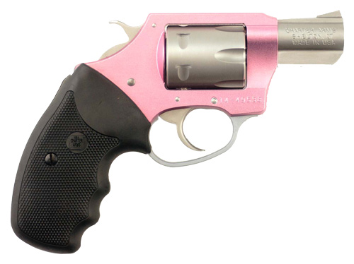 Charter Arms 52230 Pathfinder Lite Lavender Lady Small 22 LR, 8 Shot 2 Matte Stainless Steel Barrel & Cylinder, Pink Aluminum Frame w/Black Finger Grooved Rubber Grip, Exposed Hammer