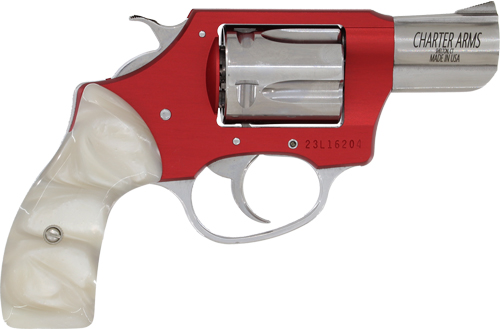 CHARTER ARMS CHIC LADY 38SPL 2 RED FR/SS BBL PEARLITE GRIP