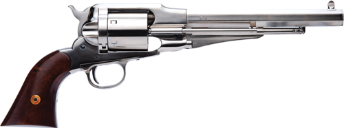 CIMARRON 1858 NEW MODEL ARMY 45LC FS 8 NICKEL WALNUT