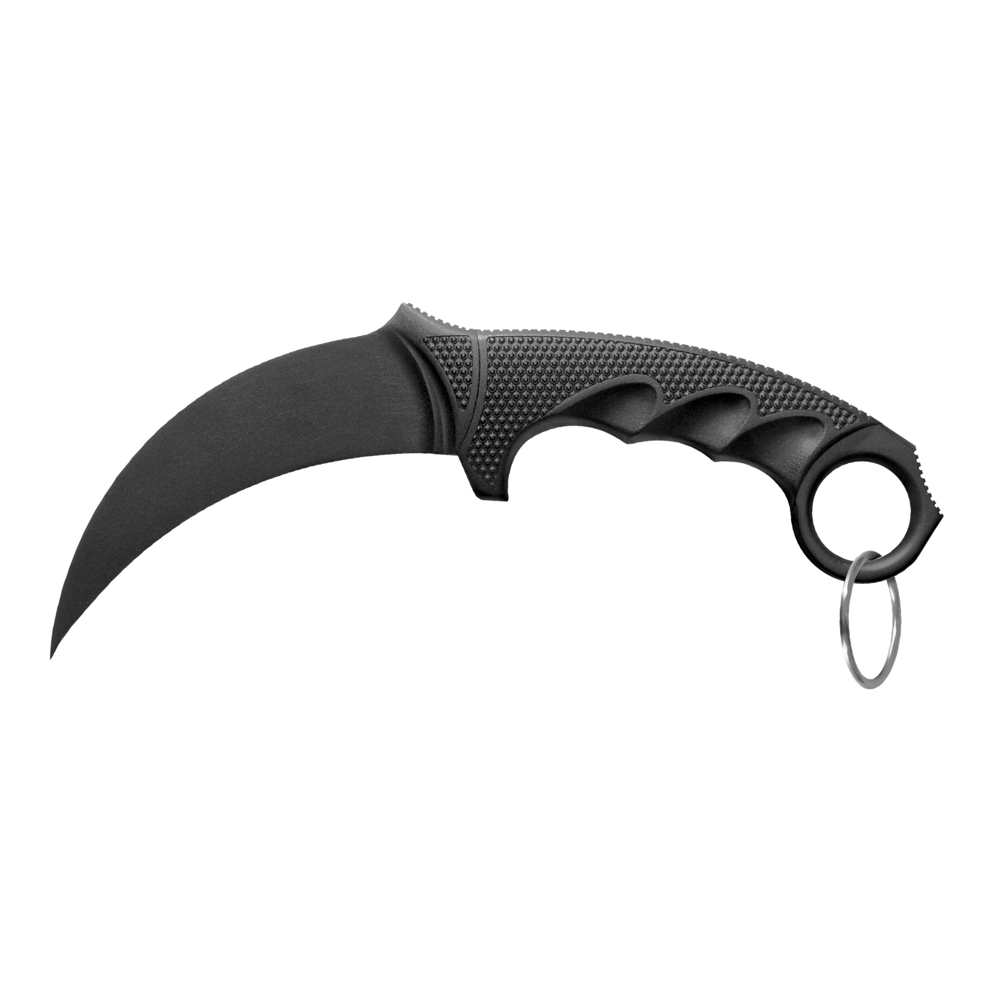 Cold Steel FCX Karambit, Fixed Blade Knife, Black, Plain Edge, Karambit, 4 Blade, Kray-Ex, Black Handle CS-92FK