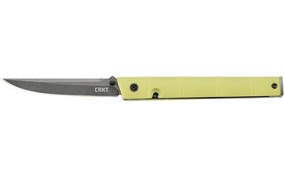 CRKT 7096YGK CEO  3.11 Flipper Plain Black Stonewashed 8Cr13MoV S