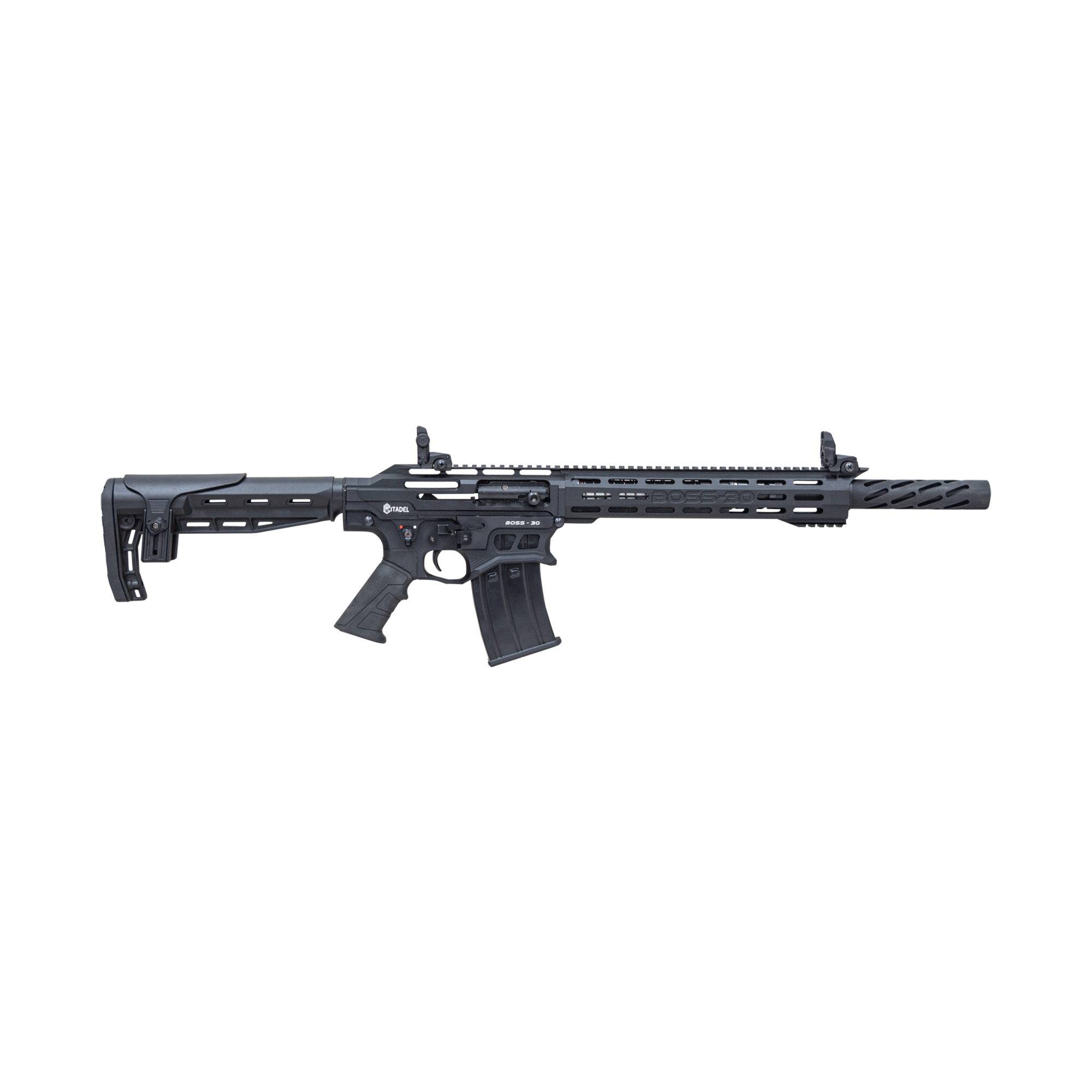 Citadel BOSS-30, Semi-automatic Shotgun, 12 Gauge, 3 Chamber, 18.75 Chrome Lined Barrel, Matte Finish, Black, Synthetic Furniture, 5 Rounds, Includes 5 Choke Tubes CBOSS3012
