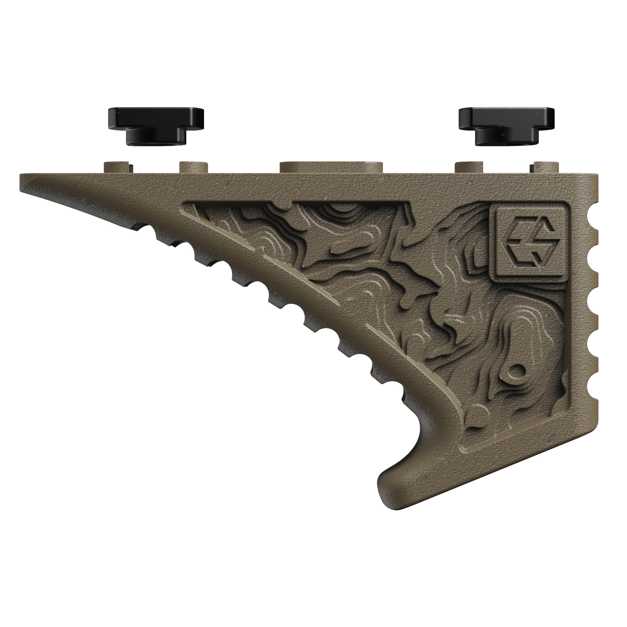 Edgar Sherman Design Enhanced Fore Grip, MLOK Compatible, Matte Finish, Flat Dark Earth EFG-1.5-FDE