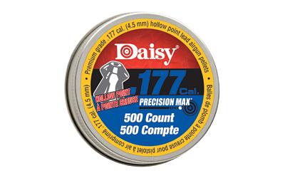 Daisy PrecisionMax Hollow Point Pellets, .177 Cal, Tin, 500 Per Tin 987780-406