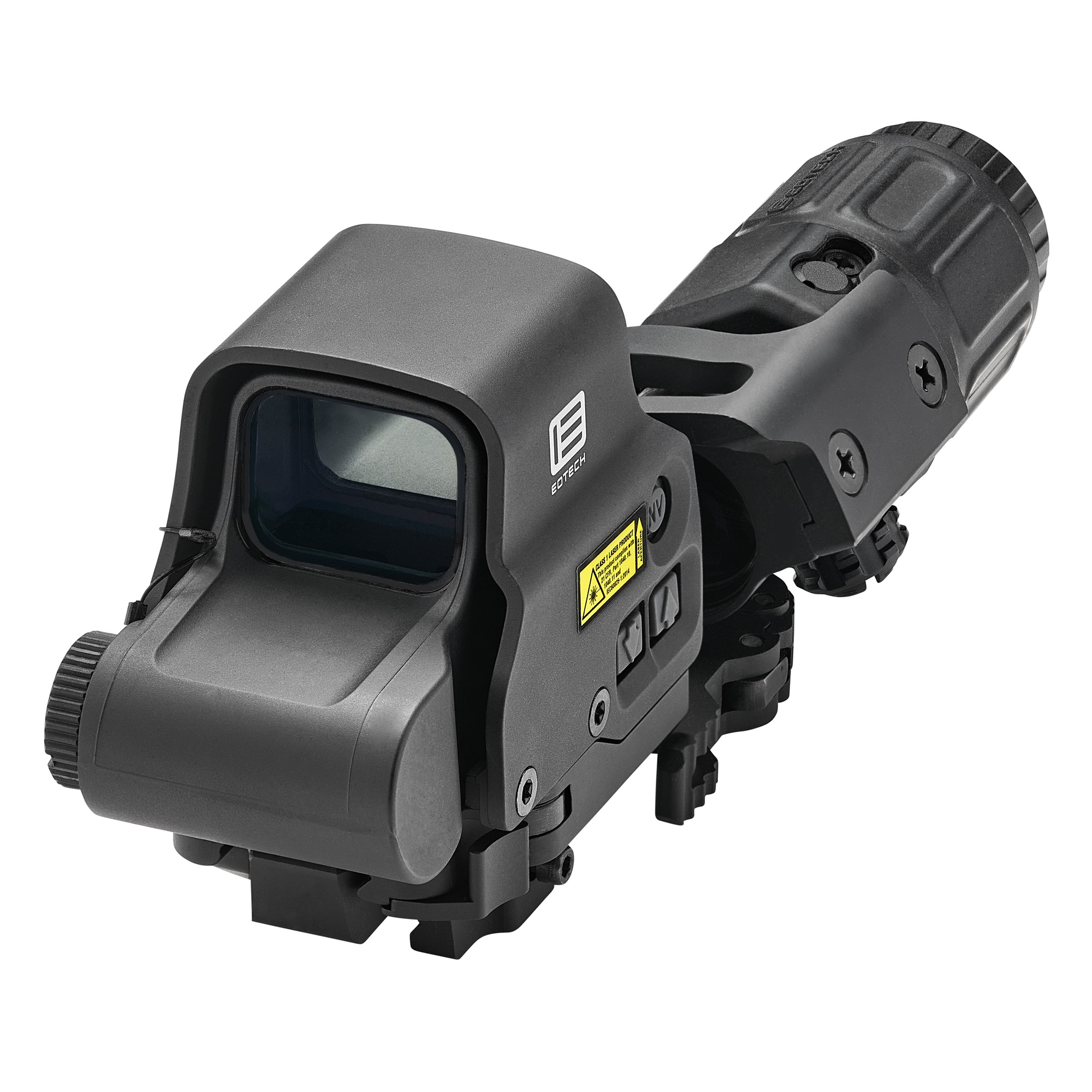 EOTECH EXPS3-0 HWS Sight and Magnifier, Night Vision Compatible Sight, 68MOA Ring & 1MOA Red Dot, Matte Finish, Black, Includes G33 Magnifier with Switch to Center Mount HHS STC