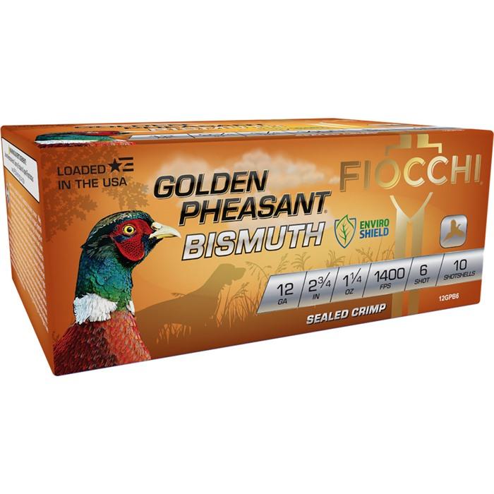 GOLDEN PHEASANT BISMUTH 12 GAUGE SHOTGUN AMMO