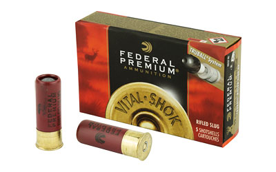 Federal Premium, Vital Shok, 12 Gauge, 2.75, 1oz, TruBall, 5 Round Box PB127RS