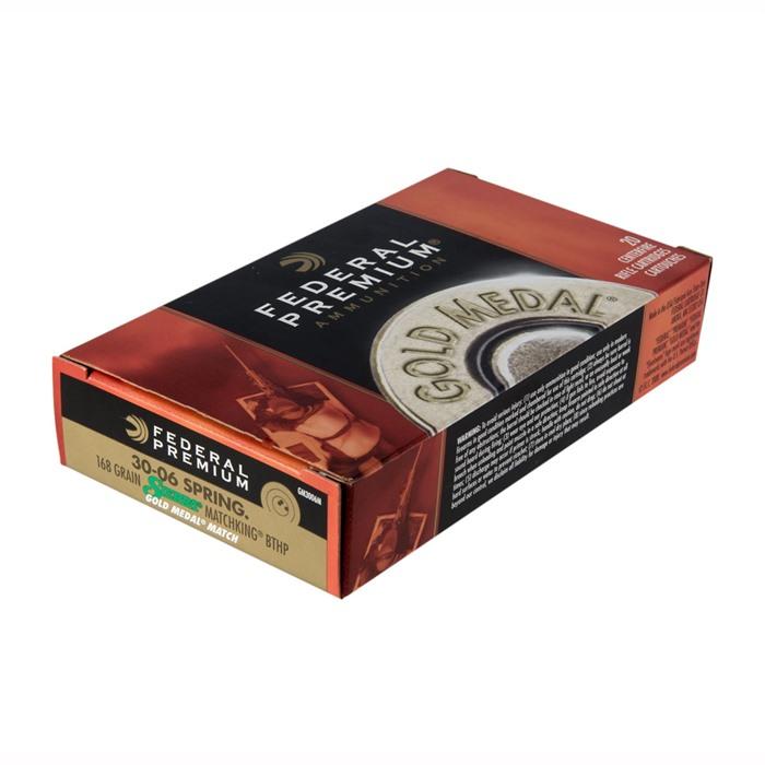 GOLD MEDAL MATCH AMMO 30-06 SPRINGFIELD 168GR HPBT