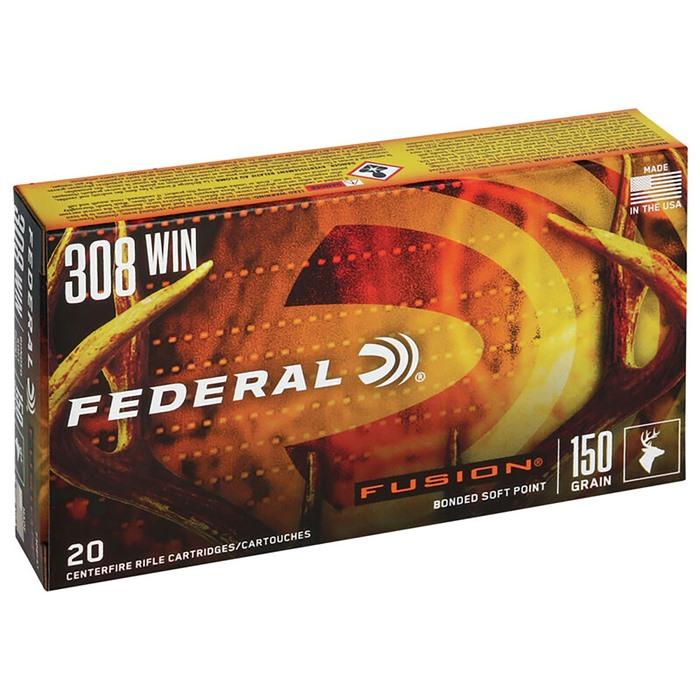 FUSION AMMO 308 WINCHESTER 150GR BONDED BT