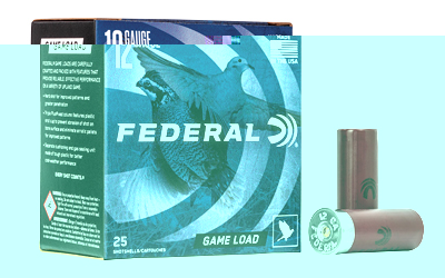 Federal Game Load, 12 Gauge, 2.75, #7.5, 3.25 Dram, 1oz, Shotshell, 25 Round Box H12175