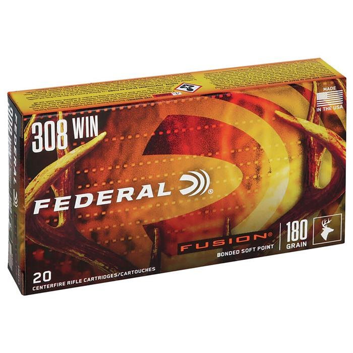 FUSION AMMO 308 WINCHESTER 180GR BONDED BT