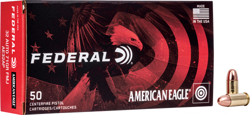 FEDERAL AE 25ACP 50GR FMJ 50RD 20BX/CS