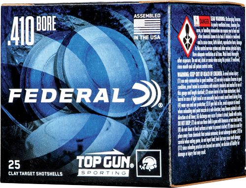 FEDERAL TOP GUN 410 2.5 1/2OZ #8 1330FPS 250RD CASE LOT