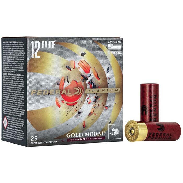 FEDERAL GOLD MEDAL PAPER 12 GAUGE SHOT SHELLS