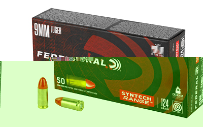 Federal American Eagle, 9MM, 124 Grain, TSJ, Total Synthetic Jacket, 50 Round Box AE9SJ2