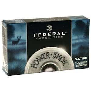 POWER-SHOK AMMO 12 GAUGE 2-3/4'' 1 OZ SABOT SLUG