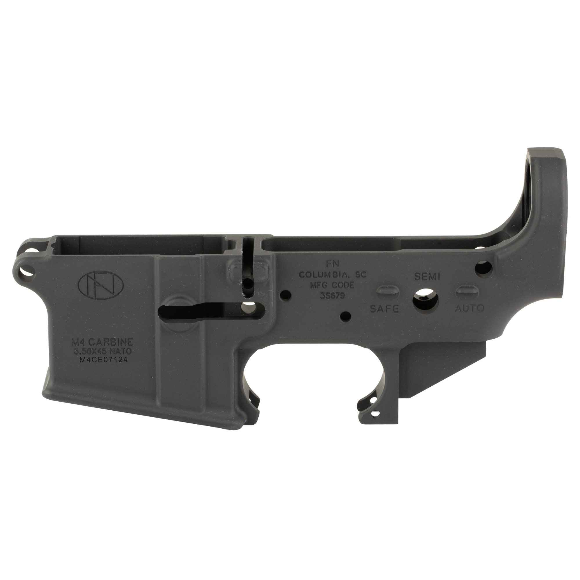 FN America FN15 Military Collector, M4, Stripped Lower Receiver, Semi-automatic, 223 Remington/556NATO, Anodized Finish, Black 20-100821