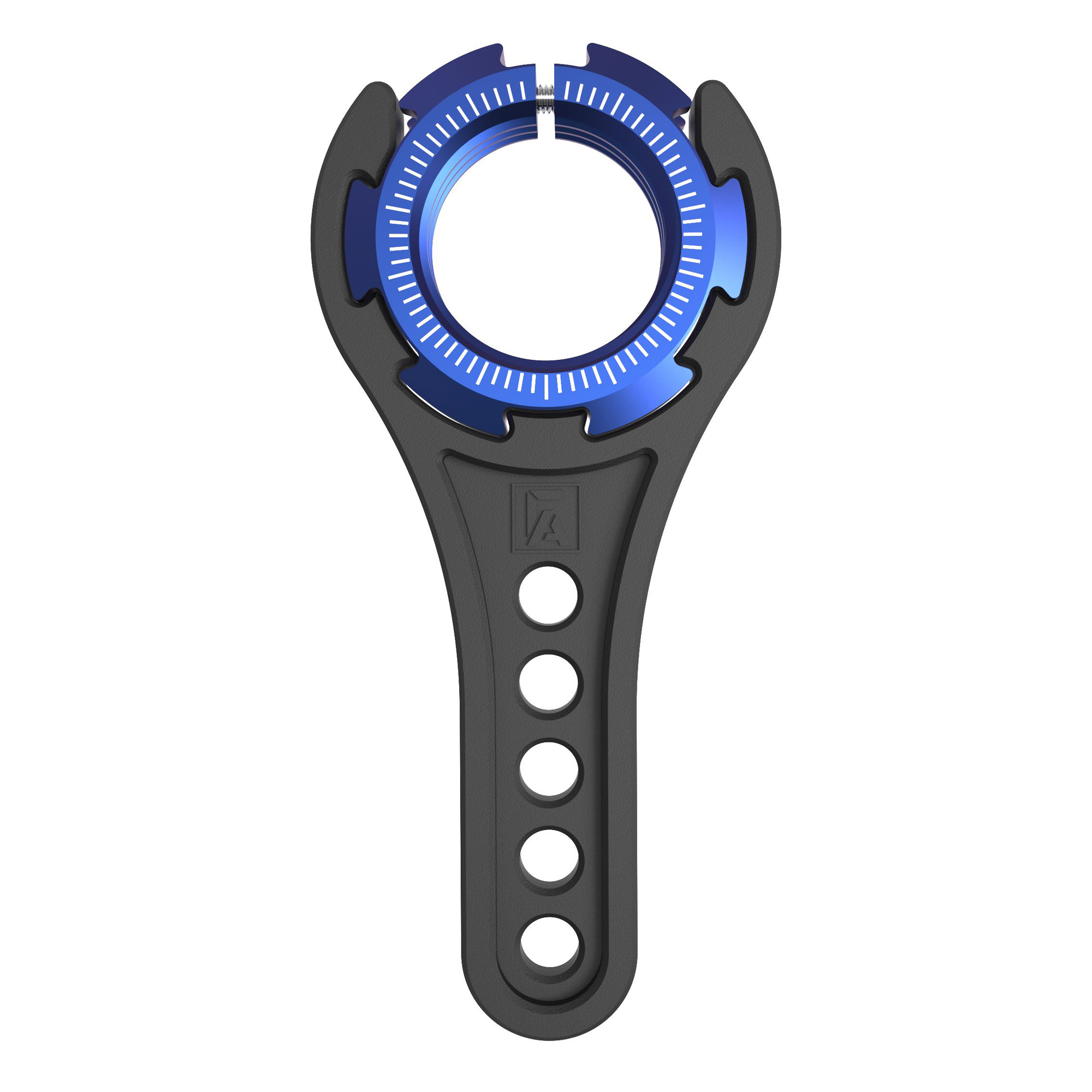 Frankford Arsenal Die Locker Rings, Fits 7/8x14 Dies, Anodized Finish, Blue, Aluminum Construction, Pack of 3 Lock Rings, Includes Lock Ring Wrench 1202448