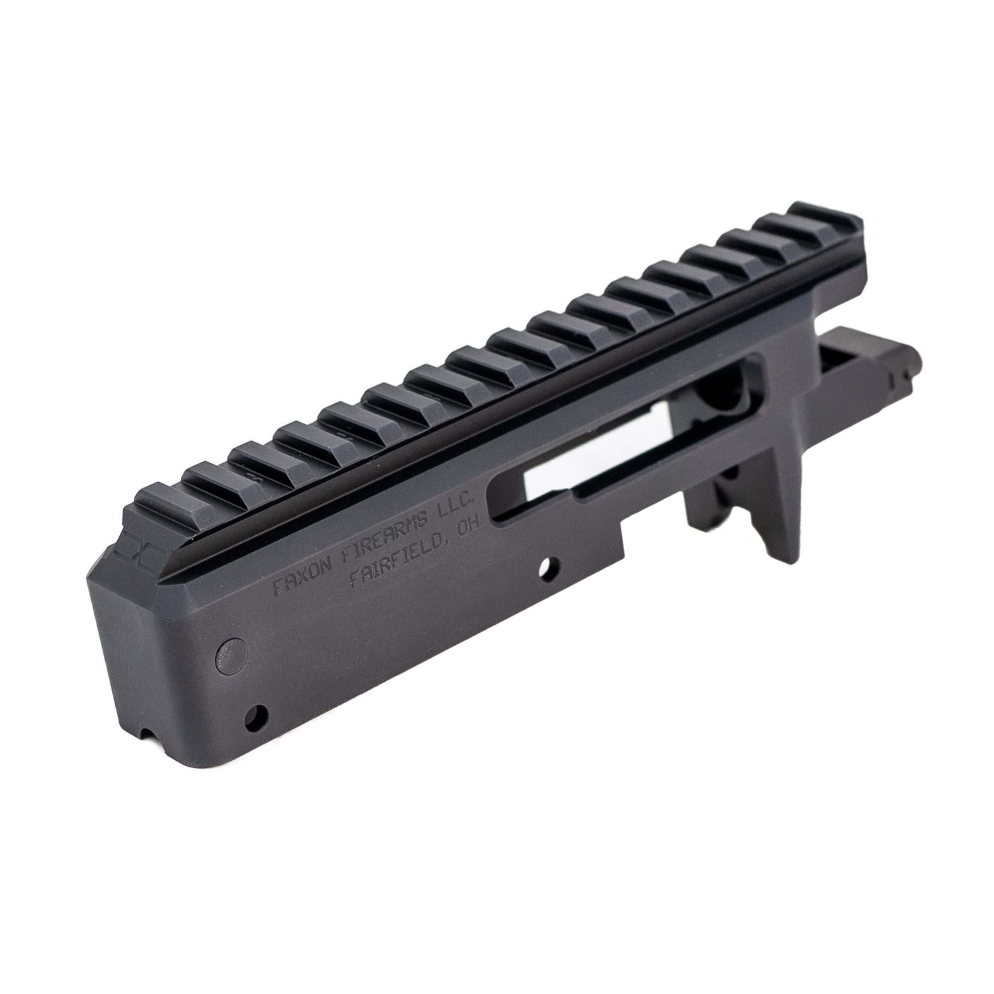 Faxon Firearms FF-22, 10/22 Receiver Kit, Semi-automatic, 22 LR, Anodized Finish, Black FF-22-Receiver-01