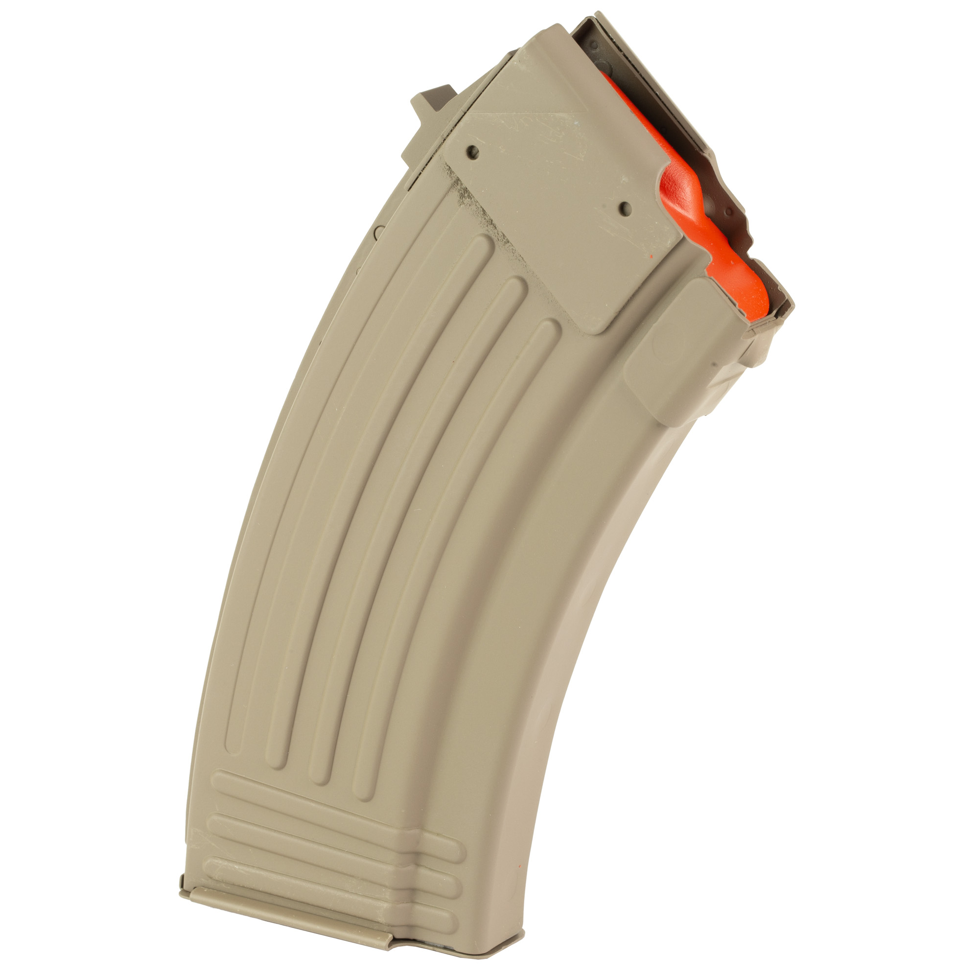 Global Ordnance Magazine, 7.62X39, 10 Rounds, 20 Round Body, Fits AK-47, FDE 810091157695