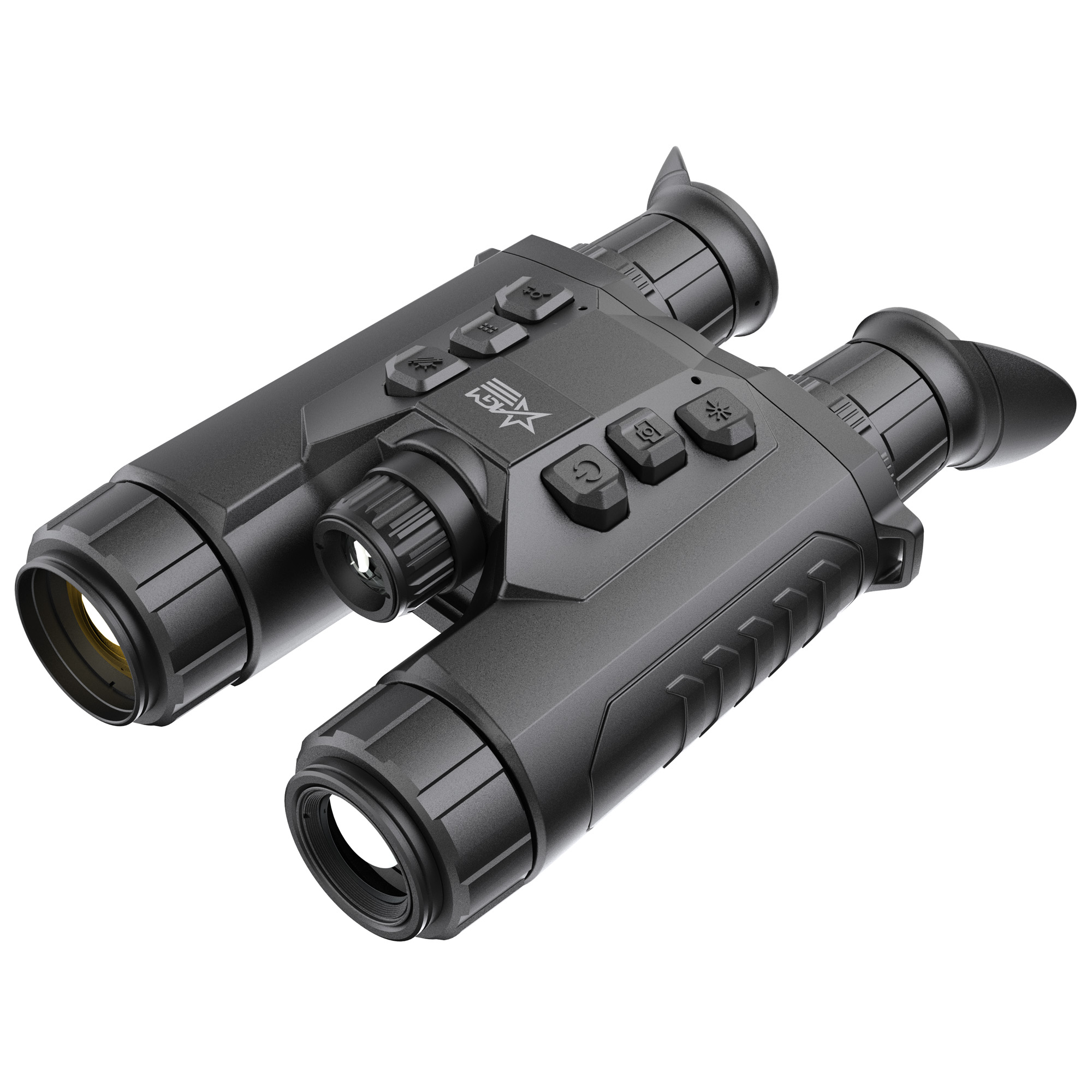 AGM Global Vision ObservIR LRF, Thermal Imaging Binocular, 35mm Objective, 3X Magnification, Black OBSE35-640-LRF