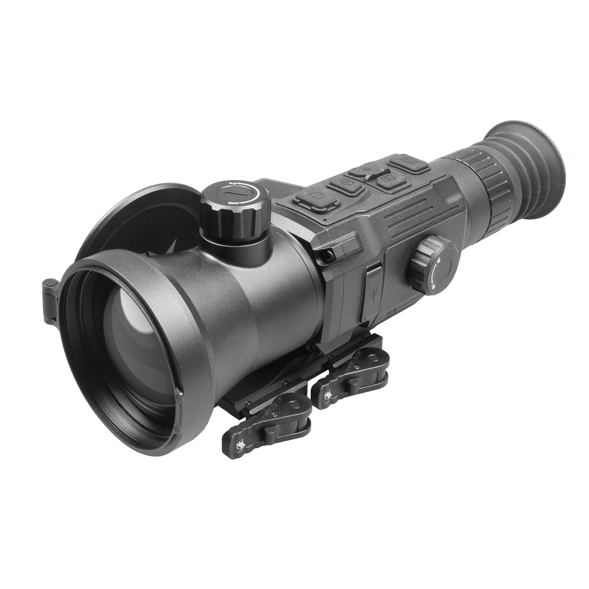 AGM Global Vision Evolver LRF, Thermal Imaging Scope, 60mm, 2.5X Magnification, 1280x1024 Resolution, Multiple Reticle, Black EVOL60-1280-LRF