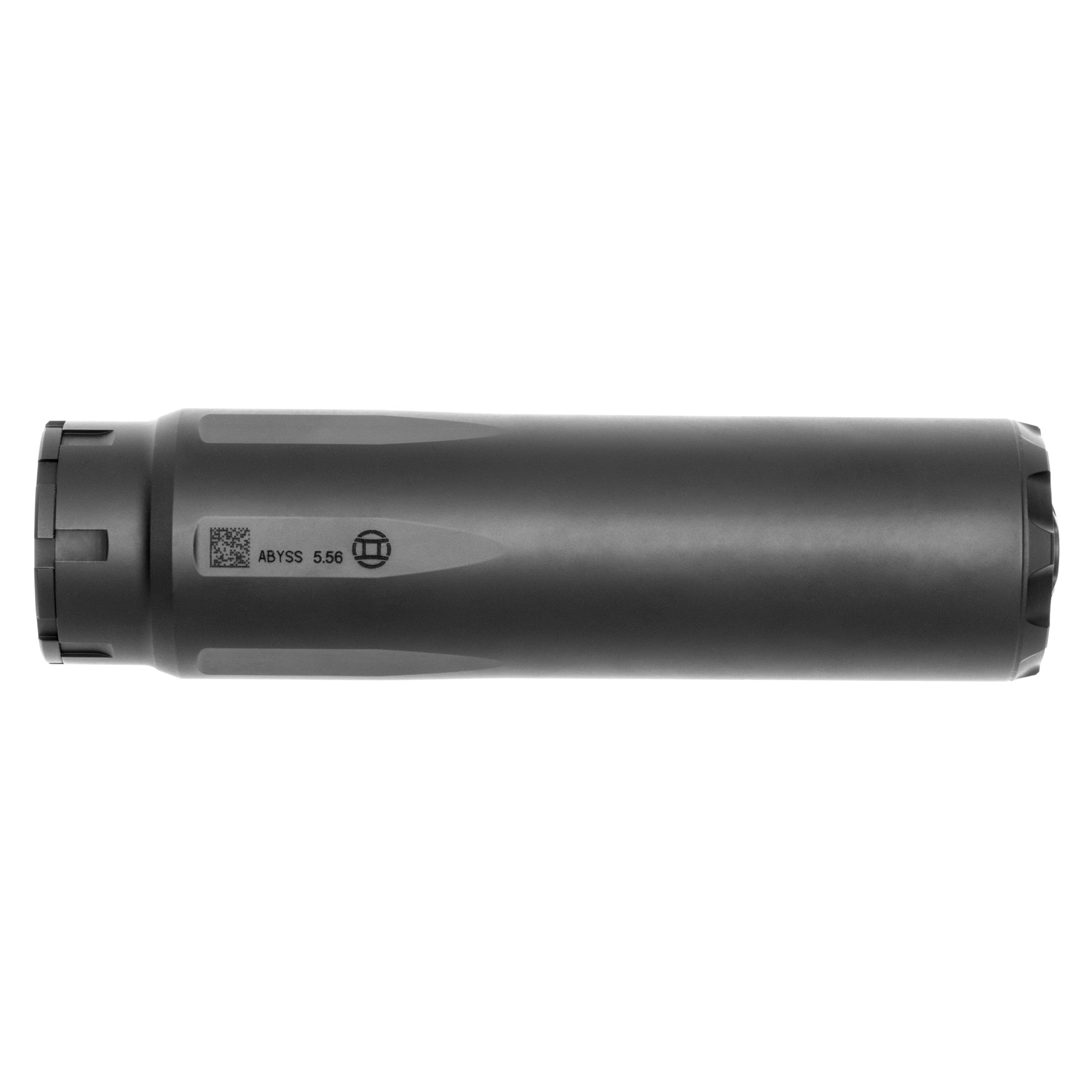 Gemtech Abyss, Rifle Suppressor, 556NATO, Weight 16oz, Length 6.2, Diameter 1.64, Threads 1/2X28, Stainless Steel and Titanium, High-Temp Cerakote Finish, Black 14372