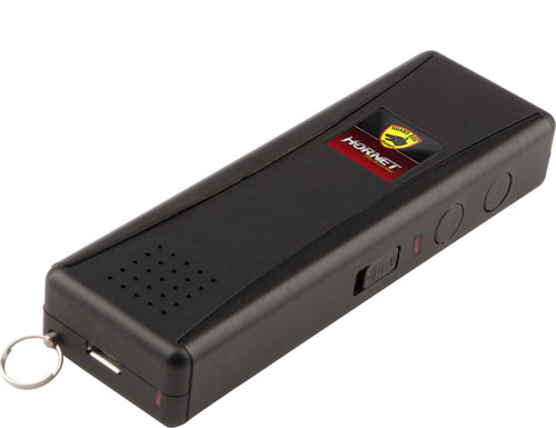 GUARD DOG HORNET 2 STUN GUN LIGHT 120DB PERSONAL ALARM BL