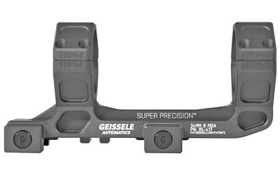 Geissele Automatics Super Precision, Mount, 34mm, Black Color, Anodized Finish 05-417B