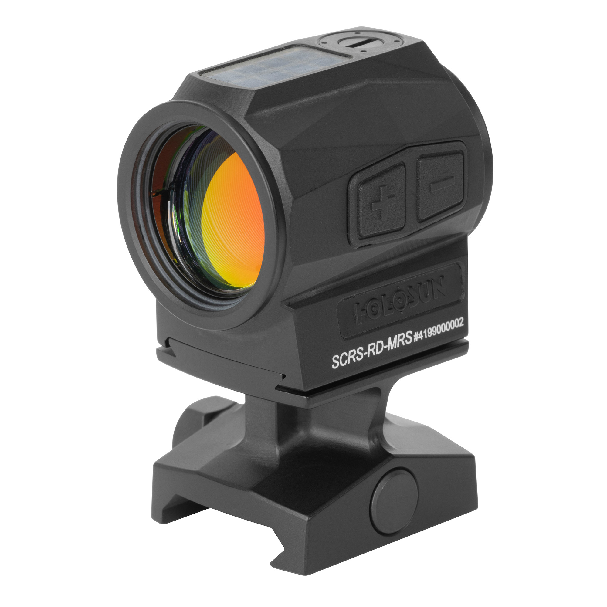 Holosun Technologies SCRS, Red Dot Sight, Non-Magnified, Fits 509T Footprint, Red Ring & 2 MOA Dot, Matte Finish, Black, Solar with 2032 Battery SCRS-RD-MRS