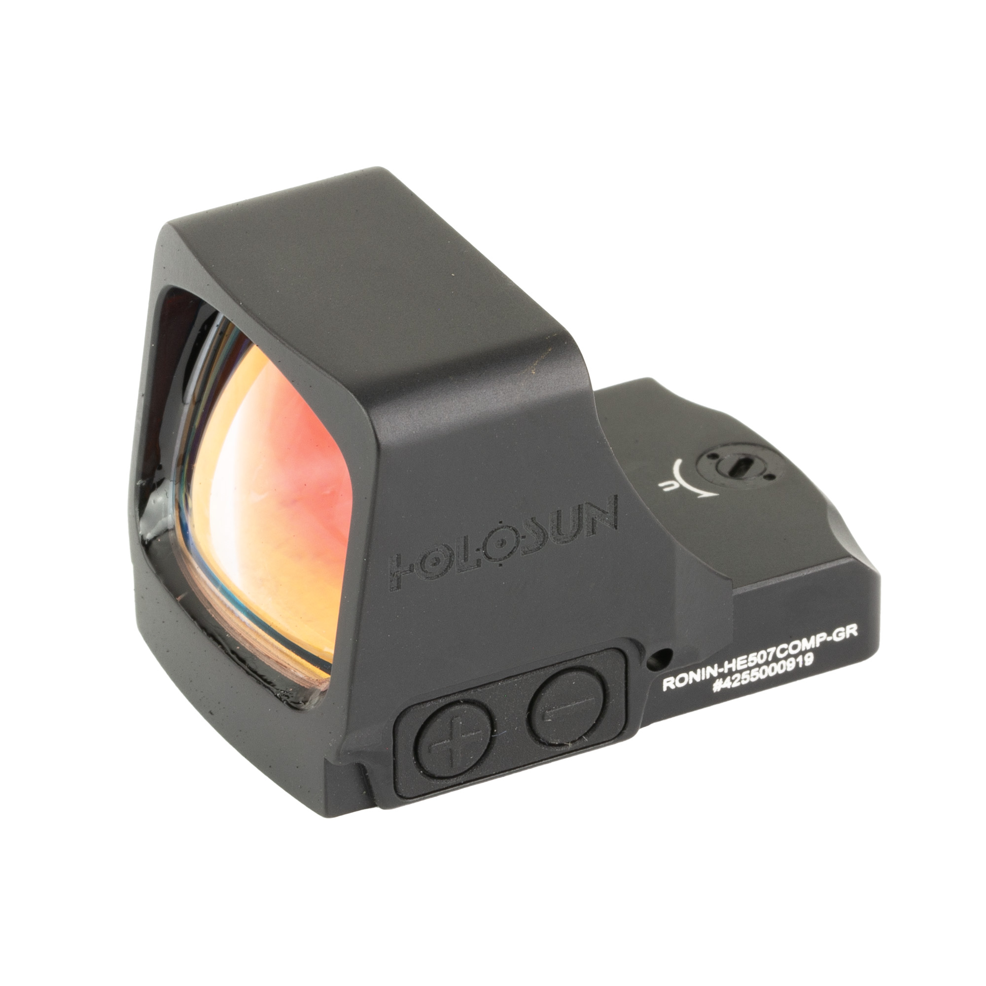Holosun Technologies Ronin 507 COMP, Green Dot, Non-Magnified, Multi-Reticle System (MRS), 32 MOA Circle and 2 MOA Dot, Anodized, Black HSRONIN-HE507COMP-GR
