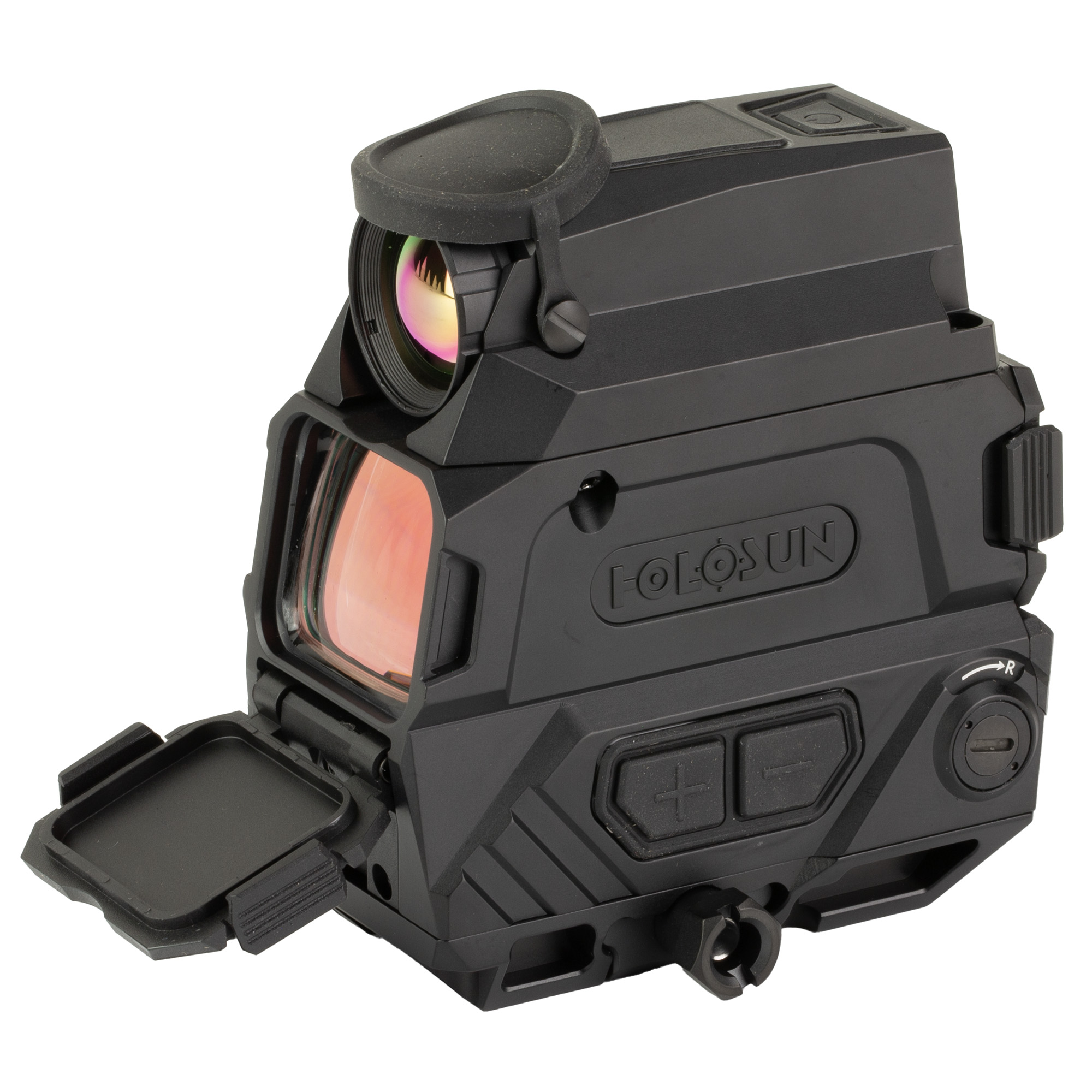 Holosun Technologies DRS Thermal, Reflex Red Dot Sight with Thermal Imaging Capability, 8X Digital Zoom (1X/3X/5X), 2 MOA Dot with 65 MOA Circle, 1024x768 Resolution Display at 50FPS, 18350 Battery with USB-C Charging Port, Anodized Finish, Black DRS