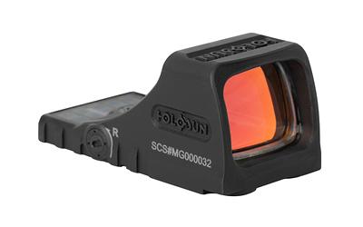 Holosun Technologies SCS, Green Dot Sight, Non-Magnified, Fits Glock MOS, Green Ring & 2 MOA Dot, Matte Finish, Black, Solar with Internal Battery SCS-M-GR