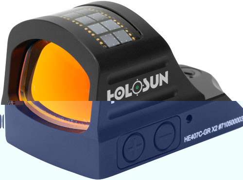HOLOSUN 407 GREEN DOT ONLY 2MOA SHAKE AWAKE PISTOL SERIES